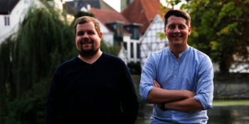Microsynetics-Gründer Marlon Besuch (r.) und Michael Hummels (l.) – Bildrechte: Microsynetics
